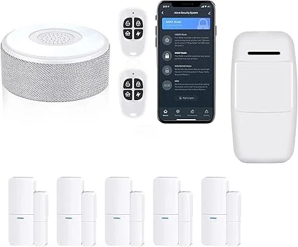 Best Home Alarm Systems: mobile apps showing features