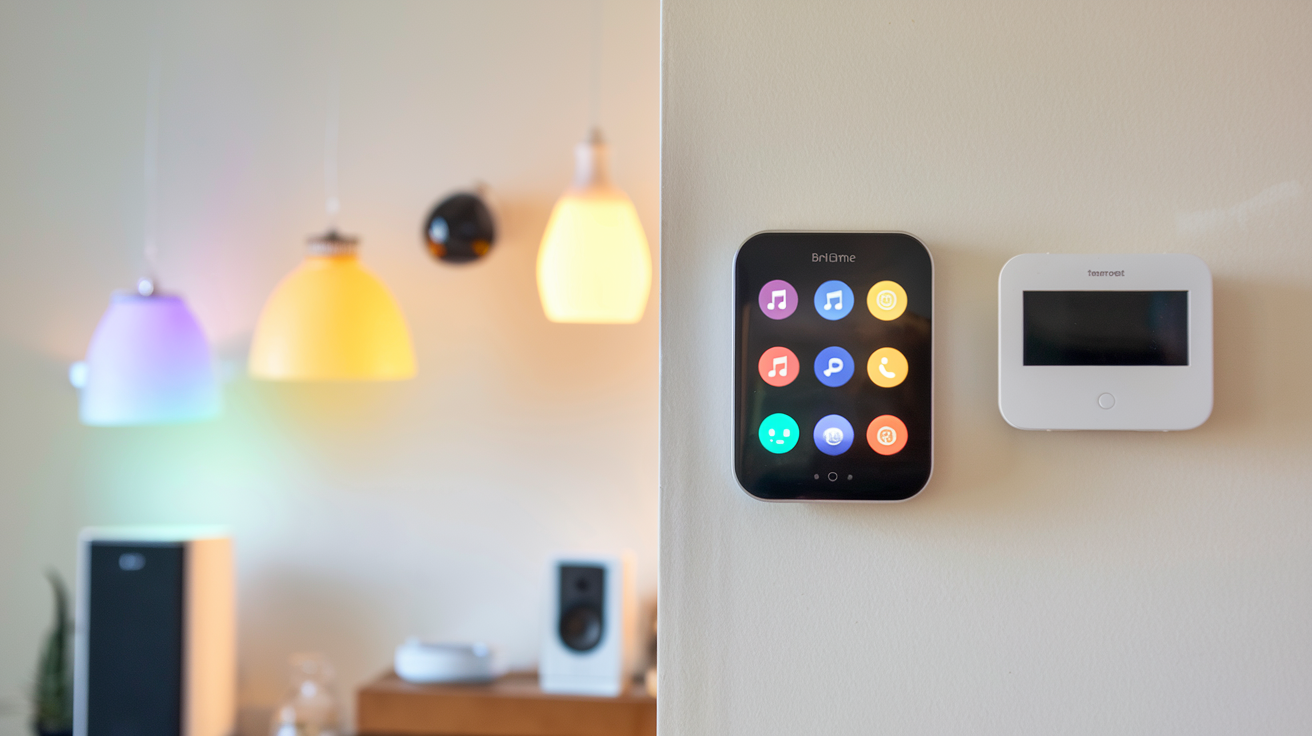 brilliant smart home control panel 2-switch plug-: a smart home setup 