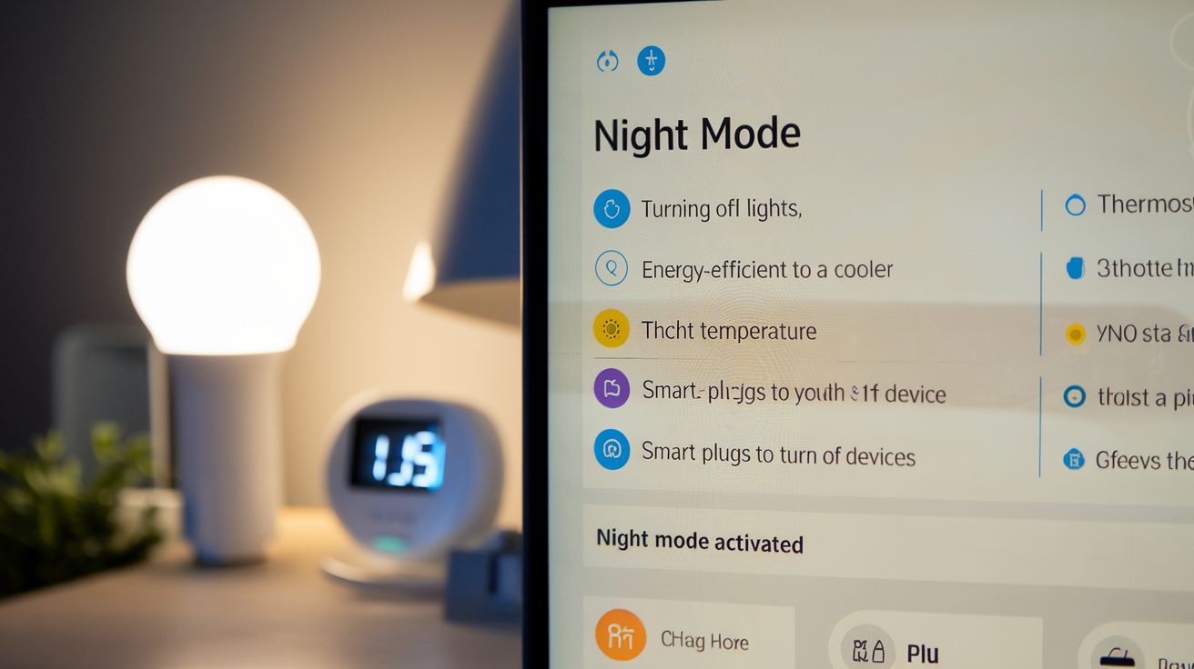 brilliant smart home control panel 2-switch plug-: Night Mode