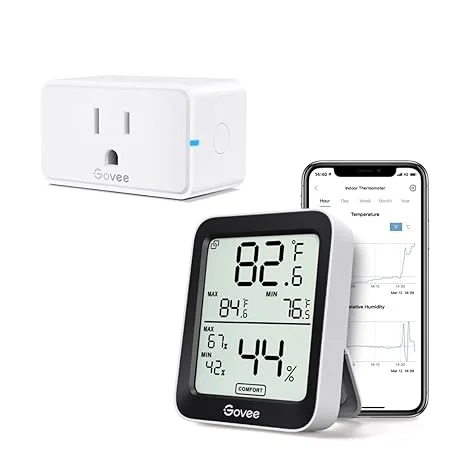 smart home temperature sensor plug: Govee Smart Temperature Plug